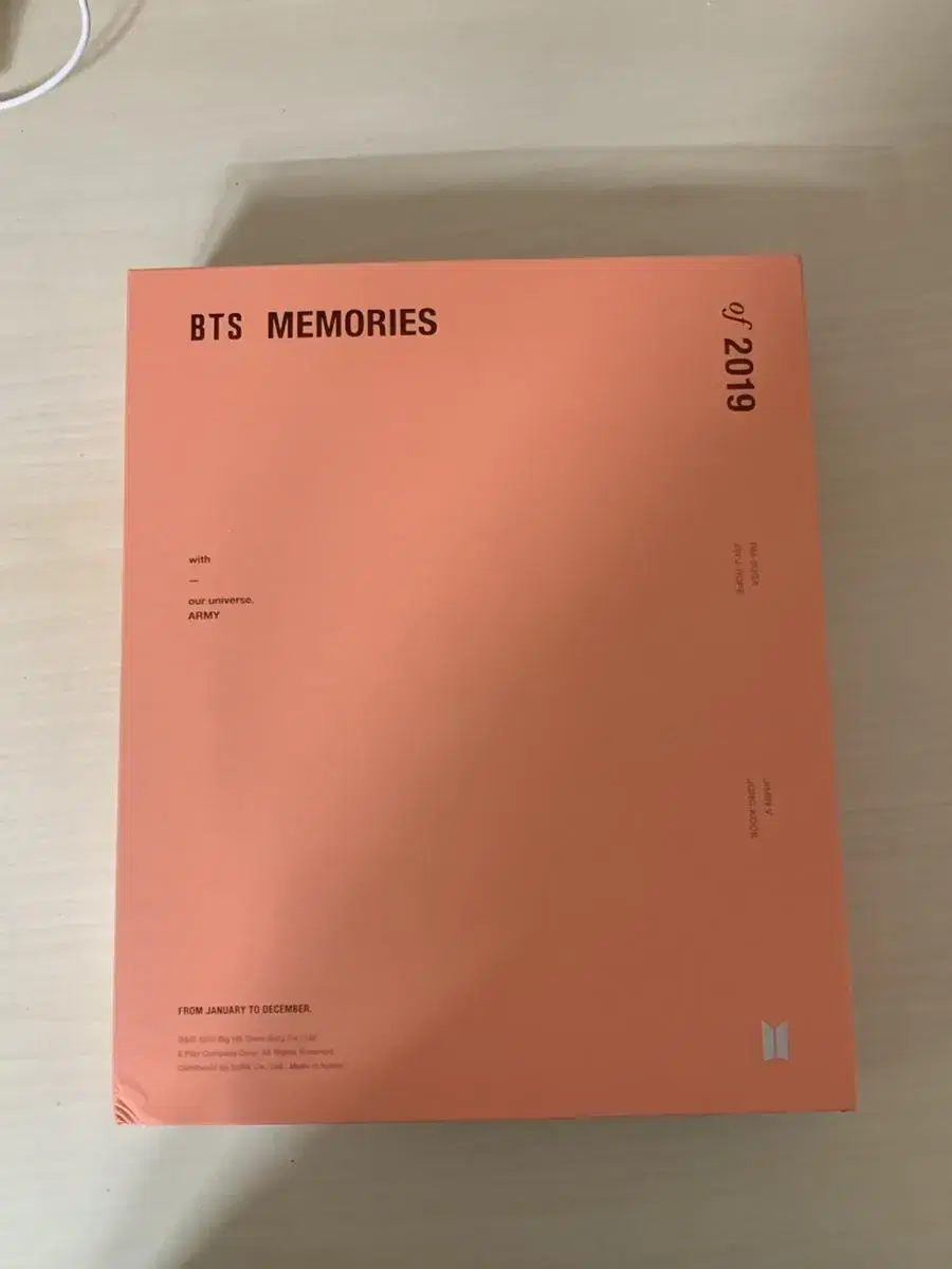 방탄 2019 메모리즈 디비디 dvd bts 포카